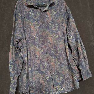 Polo by Ralph Lauren Men's Paisley Shirt - Multicolor